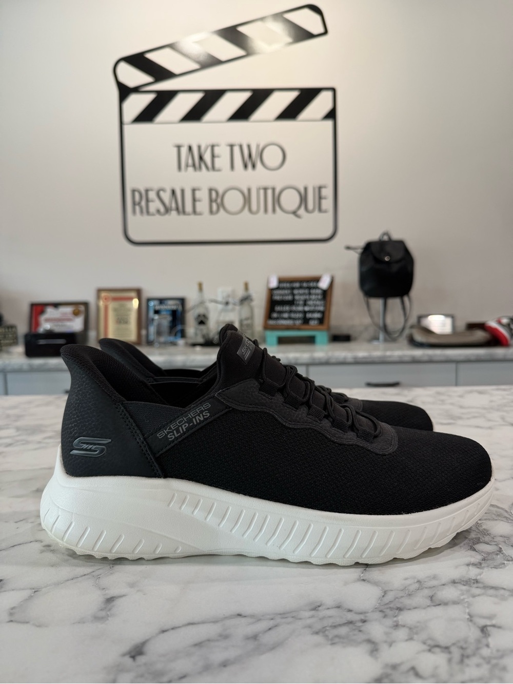 Man's Shoes BOBS from SKECHERS Bobs Squad Chaos - Daily Hype Hands Free Slip-Ins